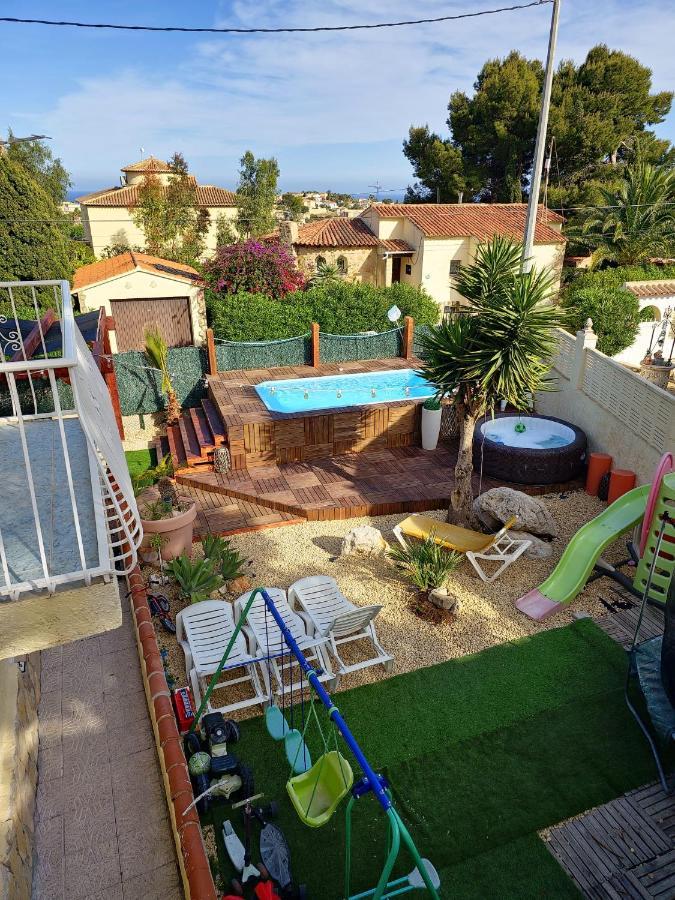 Calpe Chalet Privado Piscina A 5Min De La Playa Y Centro Jacuzzi Barbacoa Wifi Aire Exterior foto